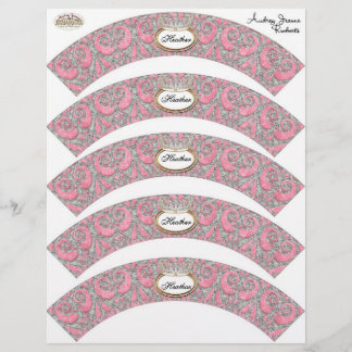 Baby Shower Cuptårta Decor - Royalet Princess Kron Reklamblad