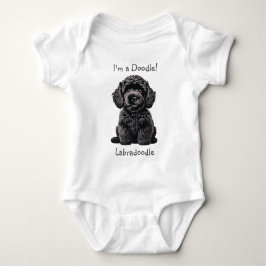 Baby Shower Cute Labradoodle Puppy - jag är en Doo T Shirt