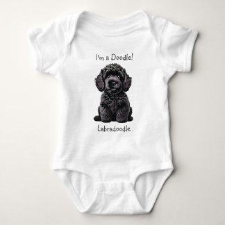 Baby Shower Cute Labradoodle Puppy - jag är en Doo T Shirt