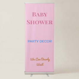 Baby Shower Dekorationer Köns Avslöjande Dekor