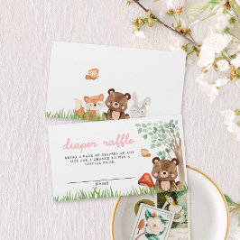 Baby Shower Diaper Raffle Tilläggskort