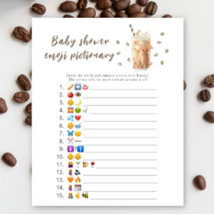 Baby shower-Emoji bildlek för bebis på väg