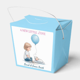 Baby Shower En Ny Liten Kärlek (Syskon) Presentaskar