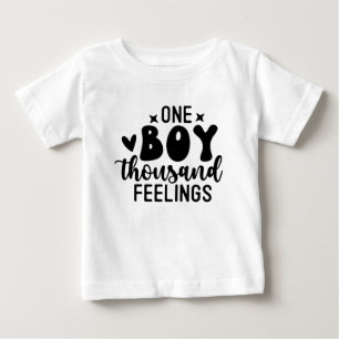 Baby Shower - En Pojke Tusen Känslor T Shirt