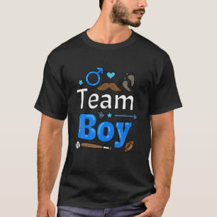 Baby Shower Family Outfit Team Boy Team Girl Gende T Shirt
