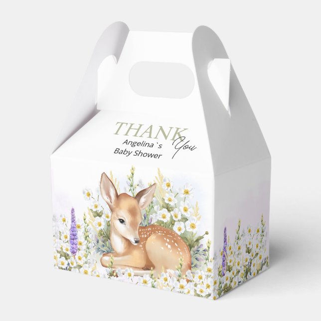 Baby Shower Favor Boxes. Presentaskar (Framsidan Sidan)