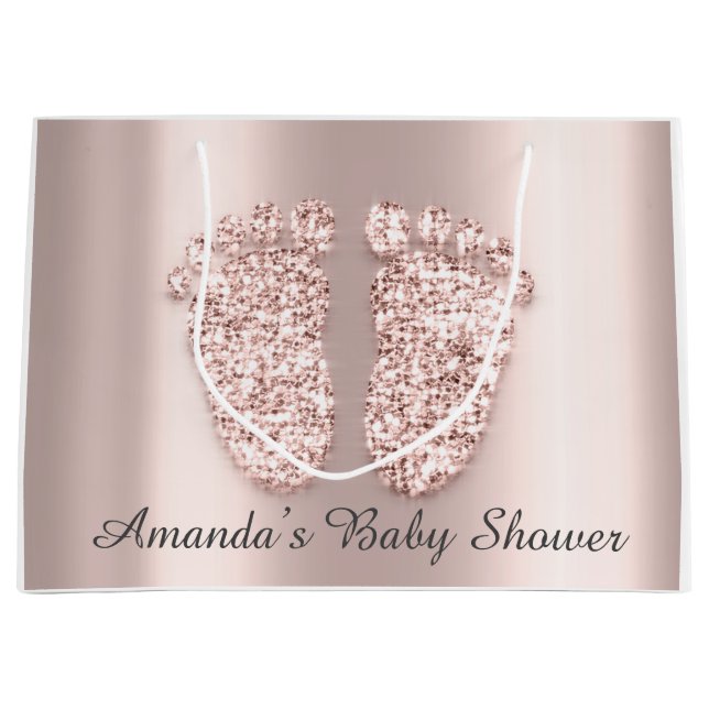 Baby Shower Feet Boy Girl Namn Ro  (Framsidan)