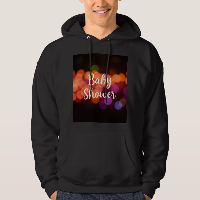 Baby Shower-firande Hoodie (Framsida)