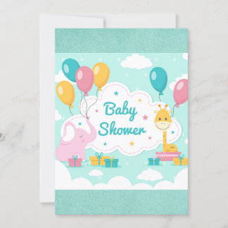 Baby Shower Firande Inbjudningar