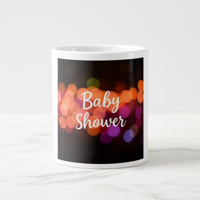 Baby Shower-firande Jumbo Mugg (Framsidan)