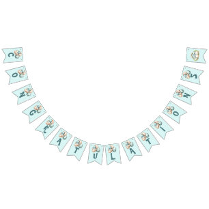 Baby Shower Flagga Girlang Dinosaurie Dino Mite Pa