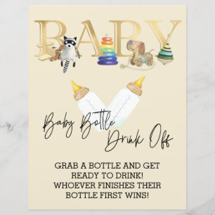 Baby Shower Flaska Drick Utmaning Chug Game