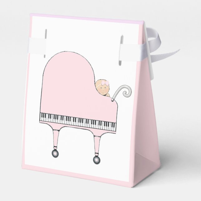 Baby Shower Flickor Presentaskar (Baksidan Sidan)