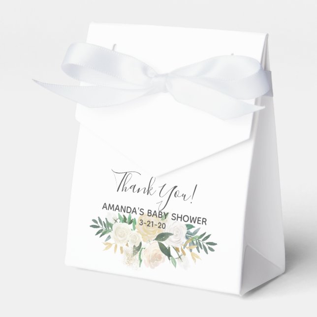 Baby Shower Flowers Presentaskar (Framsidan Sidan)