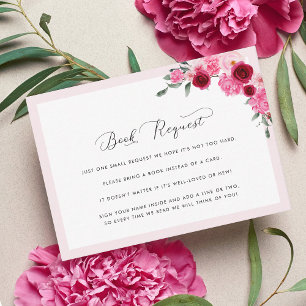 Baby Shower för begäran om barn för Vibrant Rosa B Tilläggskort
