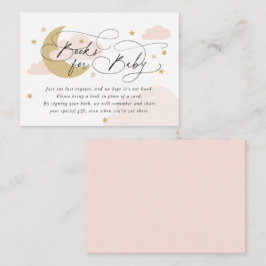 Baby Shower för begäran om beställning av måne och Tilläggskort