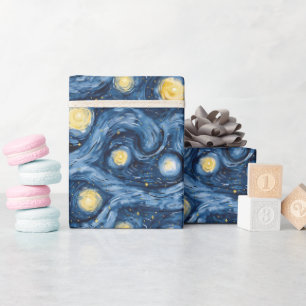 Baby Shower för Blue Gult Sol Måne Stars Baby Show Presentpapper