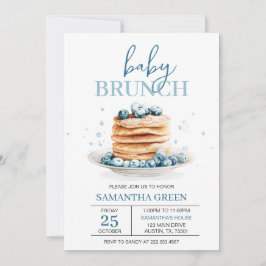 Baby Shower för Blueberry Baby Brunch Inbjudningar