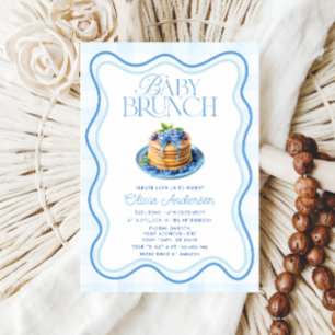 Baby Shower för Blueberry Baby Brunch Inbjudningar