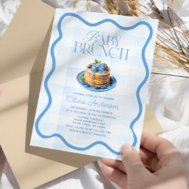 Baby Shower för Blueberry Baby Brunch Inbjudningar