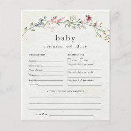 Baby Shower för budgetråd och förutsägelser för Ba