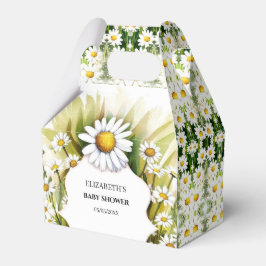 Baby Shower för Daisy för liten Anpassningsbar Presentaskar