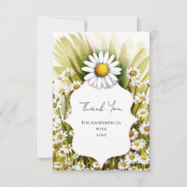 Baby Shower för Daisy för liten Anpassningsbar Tack Kort