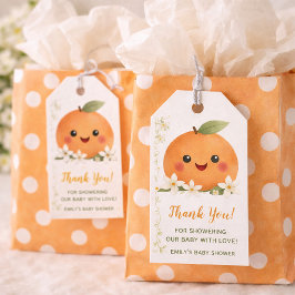 Baby Shower för en söt liten en Presentetikett