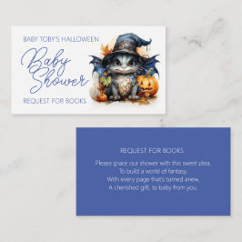 Baby Shower för förfrågan om baby Dragon Halloween Tilläggskort