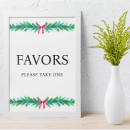 Baby Shower för Gren-favoriter i julklapp Poster