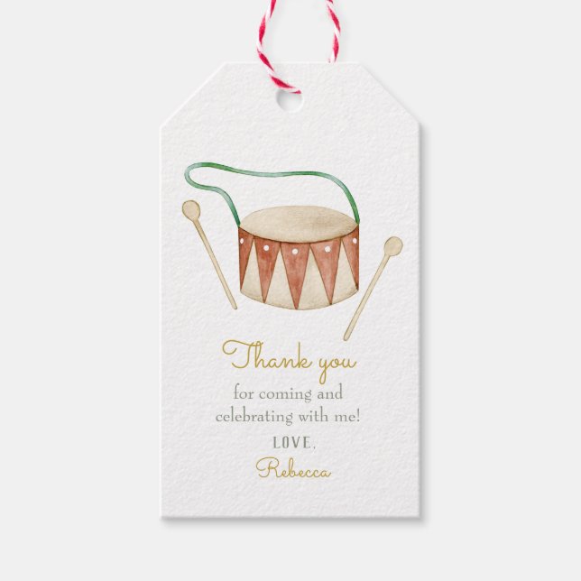 Baby Shower för Hej Baby Anka Presentetikett (Framsidan)