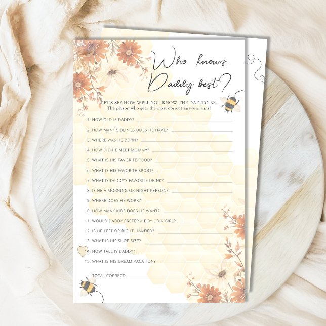 Baby Shower för honung Wildblomma som känner pappa (Skapare uppladdad)