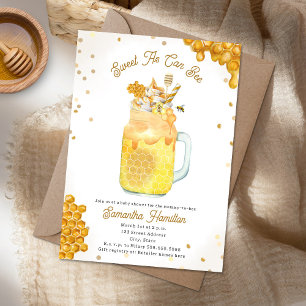 Baby Shower för honungsbin Milkshake Neutralt Baby Inbjudningar