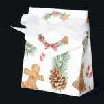 Baby Shower för julfransbarn Presentaskar<br><div class="desc">Favoritlåda för julnyans,  babykläder. Matchande objekt är tillgängliga.</div>