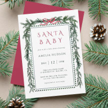 Baby Shower för jultomten i Gräs