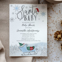 Baby Shower för julvinter i Baby