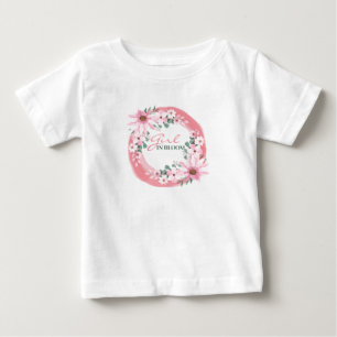 Baby Shower för liten flicka i rosé T Shirt