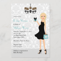 Baby shower för mamma för Leopard för Robin