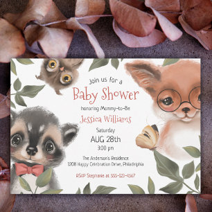 Baby Shower för matlagningsdjur Inbjudningar