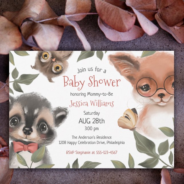 Baby Shower för matlagningsdjur Inbjudningar (Skapare uppladdad)