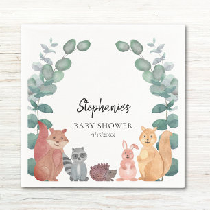 Baby Shower för matlagningsdjur Pappersservett