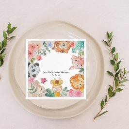 Baby Shower för matlagningsdjur Pappersservett