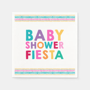 Baby shower för mexikan för Fiestababy Pappersservett