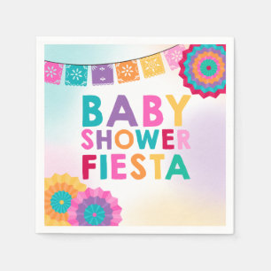 Baby shower för mexikan för Fiestababy Pappersservett