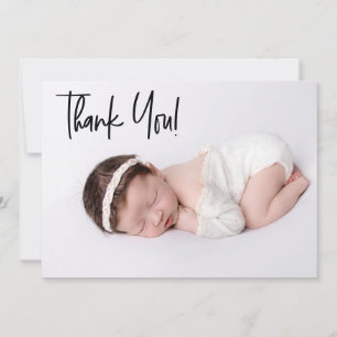 Baby Shower för Modern Black Script-Personlig - ta