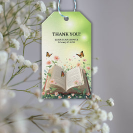 Baby Shower för modern Garden Storybook Blommigt Presentetikett