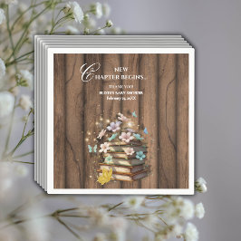 Baby Shower för Rustic Magic Storybooks Pappersservett