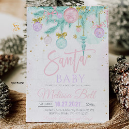 Baby Shower för Santa Baby Inbjudningar