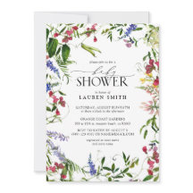 Baby Shower för sommarblomma