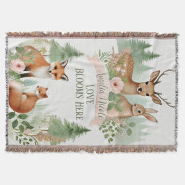 Baby Shower för träddjur Filt